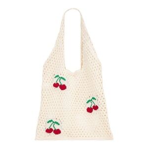 NEW 8 Other Reasons x Revolve Cherry Tote Shoppers Bag Farmers Market Beach